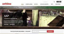 Desktop Screenshot of antigone.be